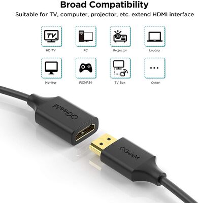 Qgeem QG-HD19 HDMI Kablo 0.91M - 4