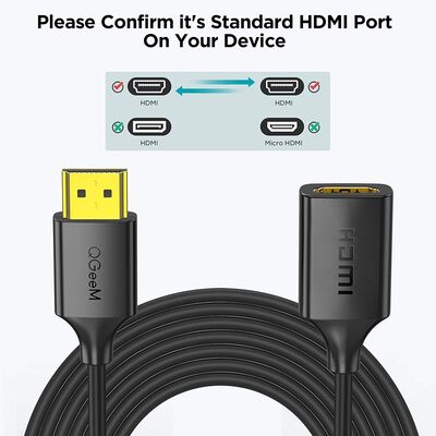 Qgeem QG-HD19 HDMI Kablo 0.91M - 5