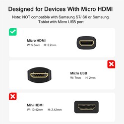 Qgeem QG-HD21 Micro HDMI Cable - 2