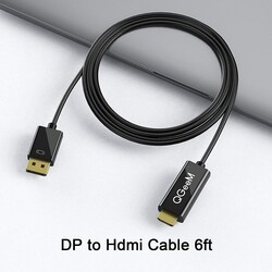 Qgeem QG-HD22 Display Port To HDMI Kablo - 4