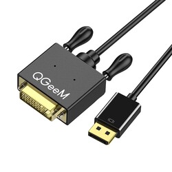 Qgeem QG-HD28 DVI To Display Port Cable - 1