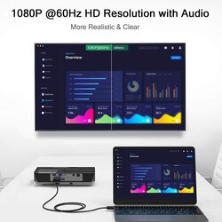 Qgeem QG-HD28 DVI To Display Port Kablo - 2