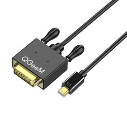 Qgeem QG-HD30 DVI To Mini Display Port Kablo - 1