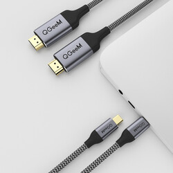 Qgeem QG-UA09 Type-C To HDMI Cable - 12