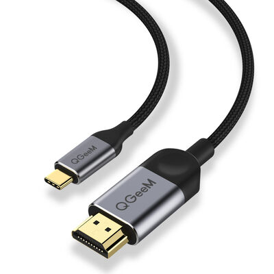 Qgeem QG-UA10 Type-C To HDMI Kablo - 1
