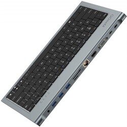 Qgeem QG-UH-11-2 Type-C Hub Keyboard - 1