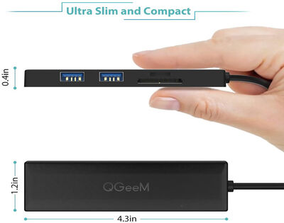 Qgeem QG-UH05 Usb Hub 0.2M - 5