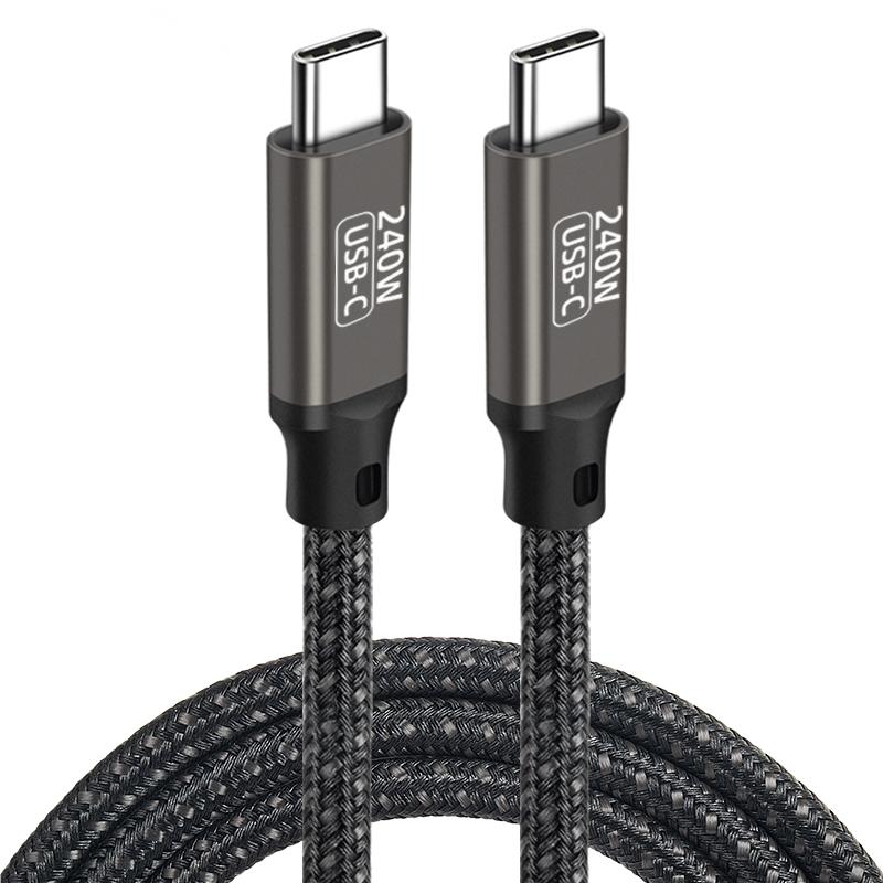 Qgeem QG02 Type-C to Type-C PD3.1 Data Cable 240W 480Mbps 1 Meter - 13