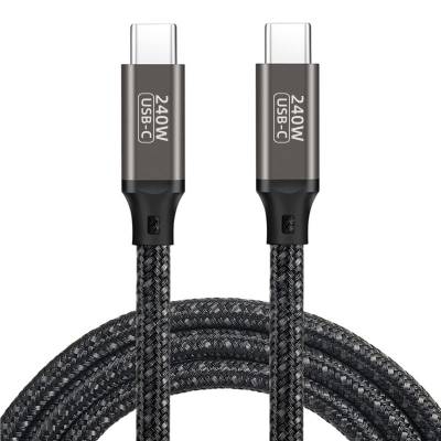 Qgeem QG02 Type-C to Type-C PD3.1 Data Cable 240W 480Mbps 3 Meters - 1