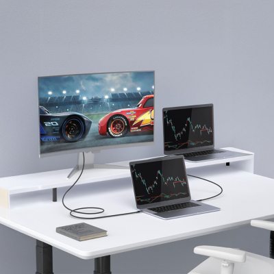 Qgeem QG03 Type-C to Type-C PD 40G 8K@60Hz Data Kablosu 240W 1.5M - 7