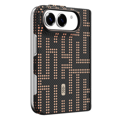 Raptic Aramid SkinPro Grid Series Carbon Cover for Apple iPhone Duo (Fold) – MagSafe Compatible - 5