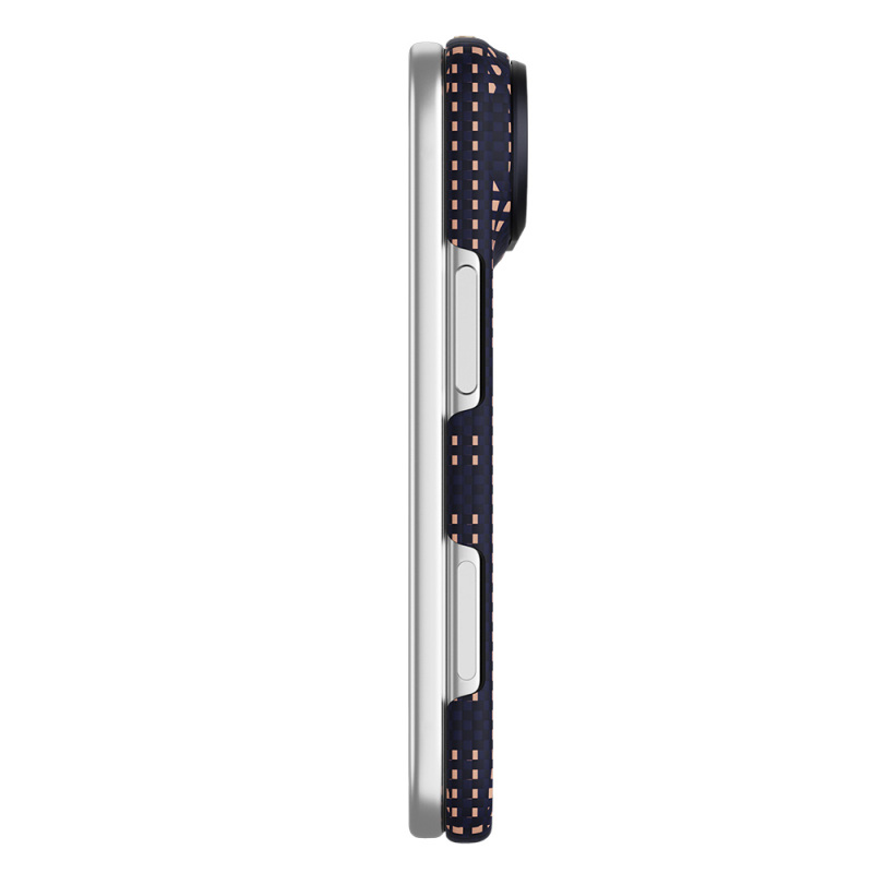 Raptic Aramid SkinPro Grid Series Carbon Cover for Apple iPhone Duo (Fold) – MagSafe Compatible - 10