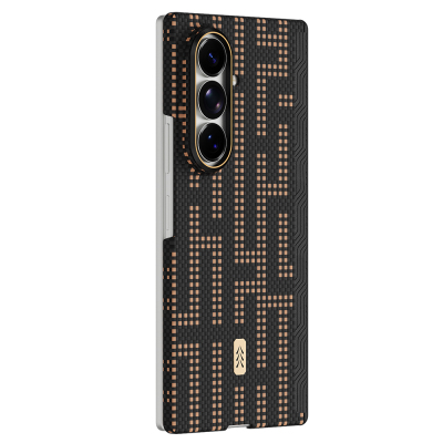 Raptic Aramid SkinPro Series Carbon Cover for Galaxy Z Fold 8 Ultra with M-Safe Charging Support - 8