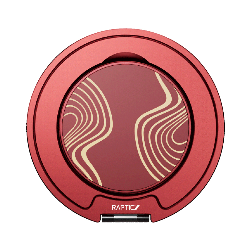 Raptic FreeFlow Grid Serisi 360 Derece Dönebilen Magnetik Ring Stand Telefon Tutucu - 1