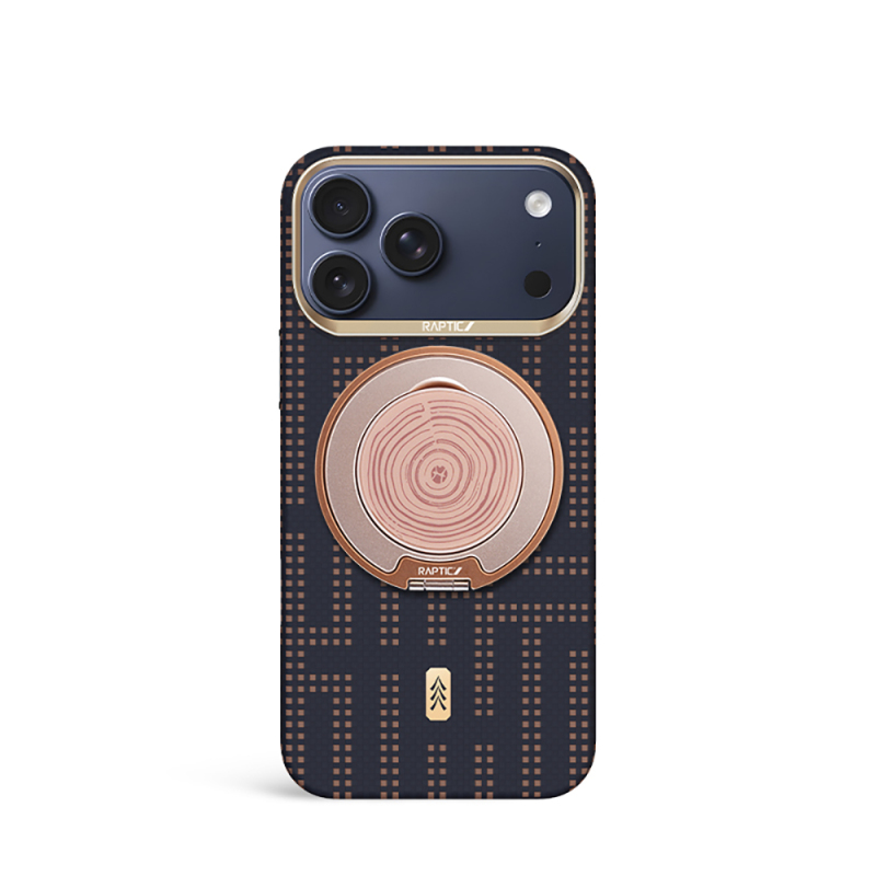 Raptic FreeFlow Grid Serisi 360 Derece Dönebilen Magnetik Ring Stand Telefon Tutucu - 12