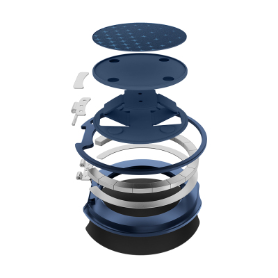 Raptic FreeFlow Serenity Serisi 360 Derece Dönebilen Magnetik Ring Stand Telefon Tutucu - 8