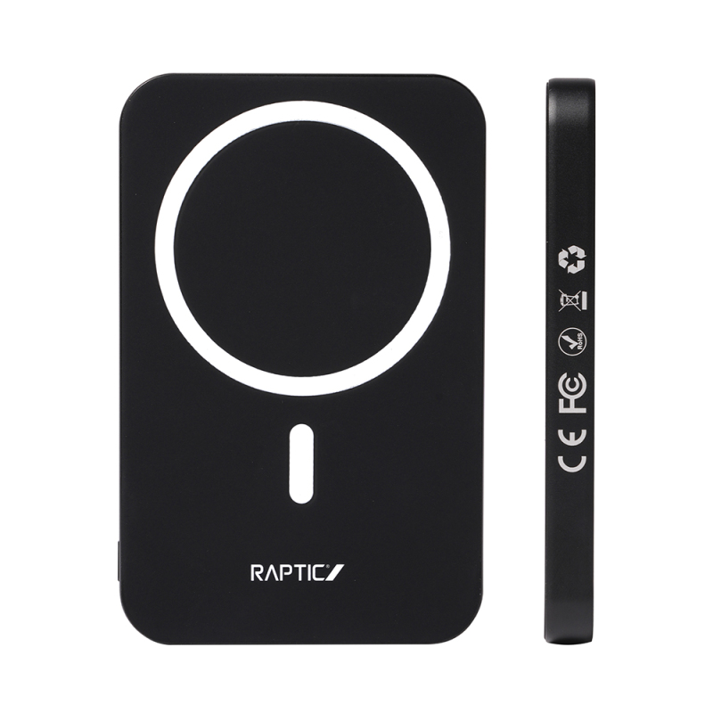 Raptic S4 Aramid-Skin M-safe Şarj Özellikli Ultra İnce 600D Powerbank 15W 5000mAh - 4