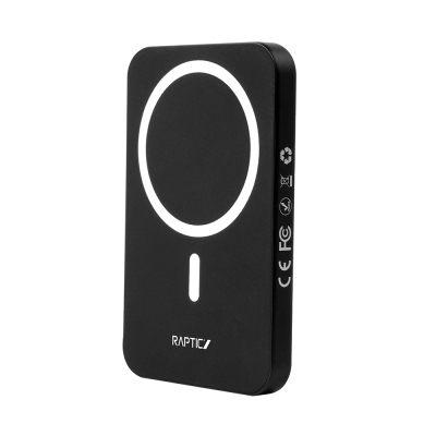 Raptic S4 Aramid-Skin Ultra Thin 600D Powerbank 15W 5000mAh with M-safe Charging - 3