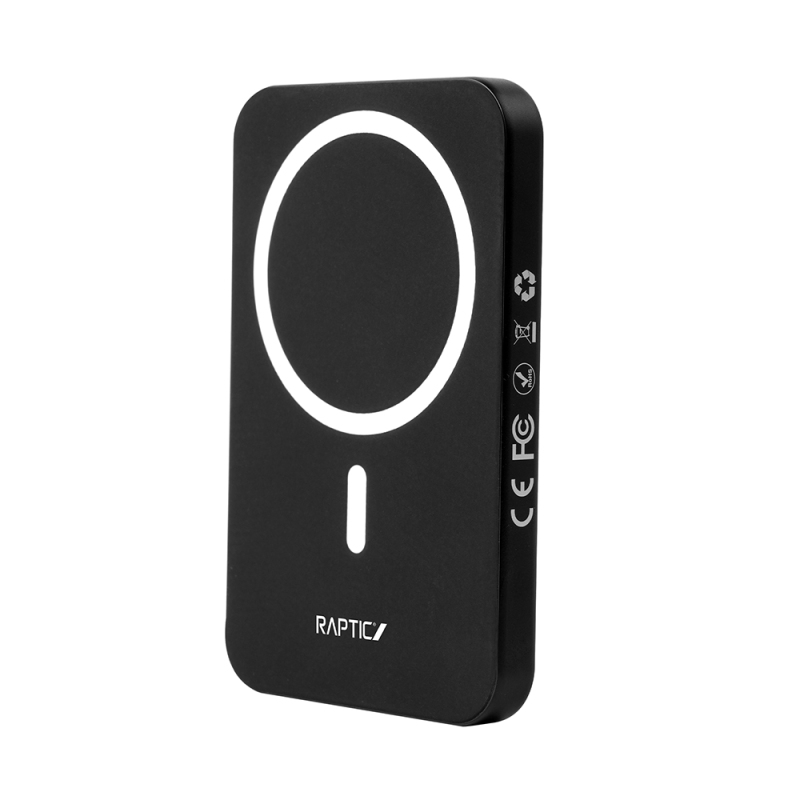 Raptic S4 Aramid-Skin Ultra Thin 600D Powerbank 15W 5000mAh with M-safe Charging - 3