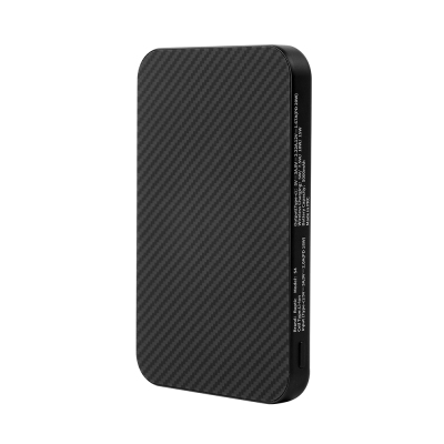Raptic S4 Aramid-Skin Ultra Thin 600D Powerbank 15W 5000mAh with M-safe Charging - 2