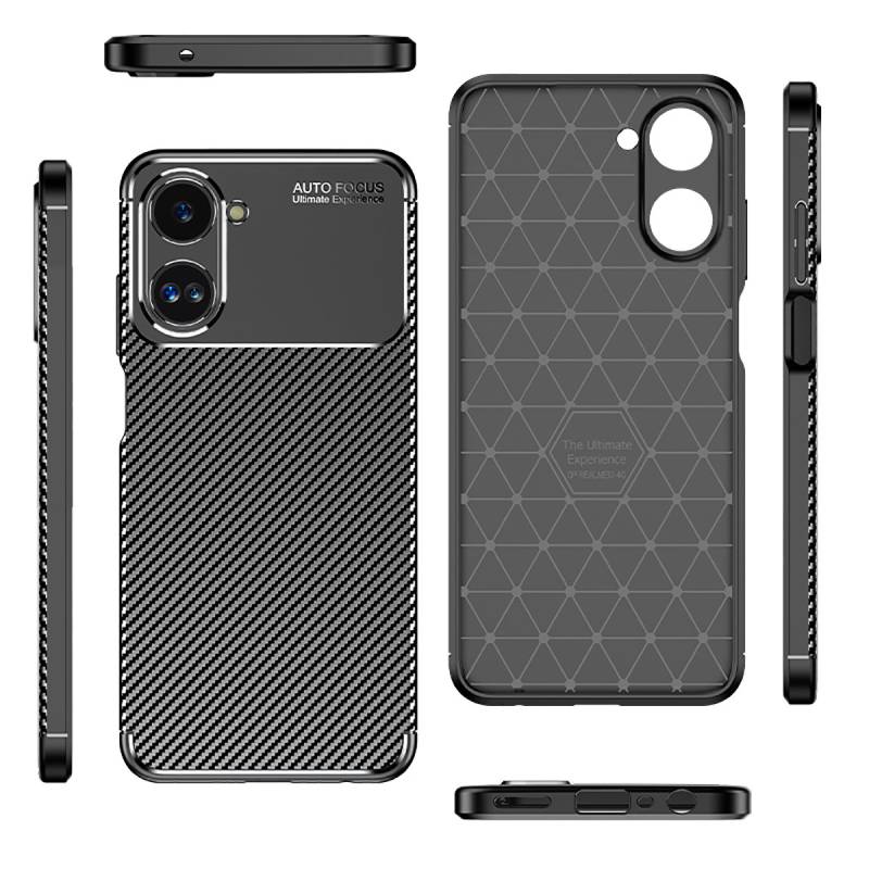 Realme 10 4G Case Zore Negro Silicone Cover - 9