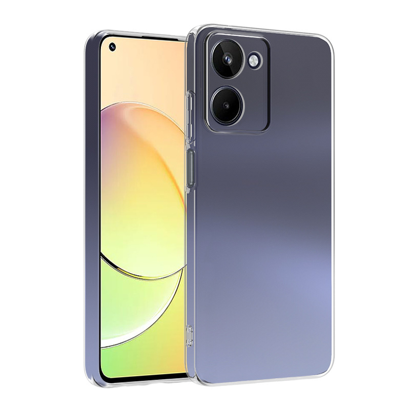 HULLIN Custodia In Silicone Per Realme 10 4G – Blu Zaffiro, Morbida E Antiscivolo