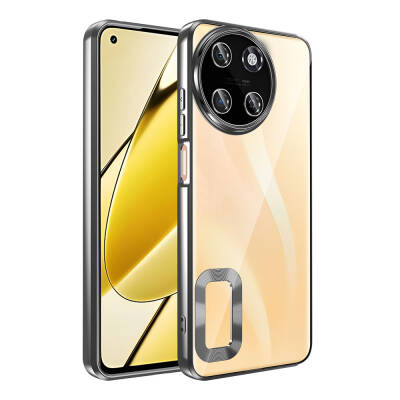 Realme 11 4G Case Camera Protection Zore Omega Cover Showing Logo - 2