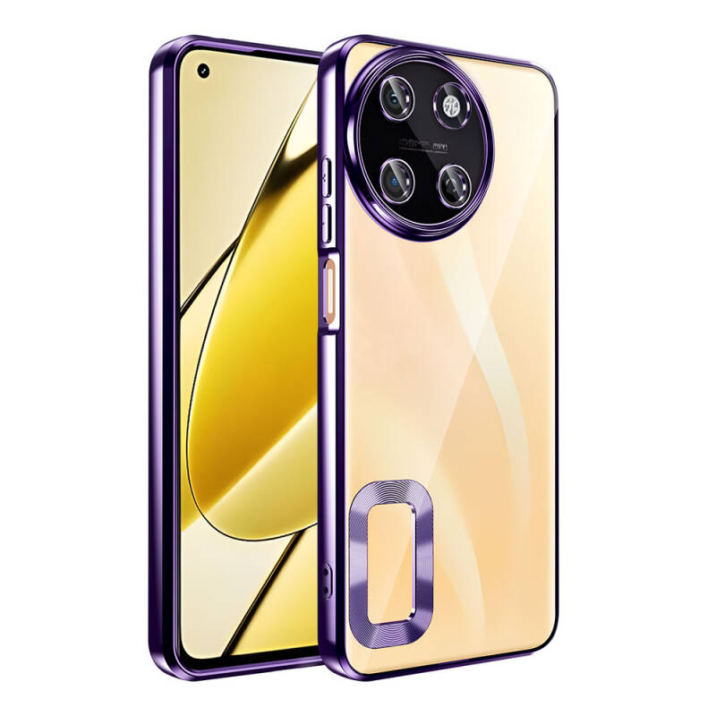 Realme 11 4G Case Camera Protection Zore Omega Cover Showing Logo - 5