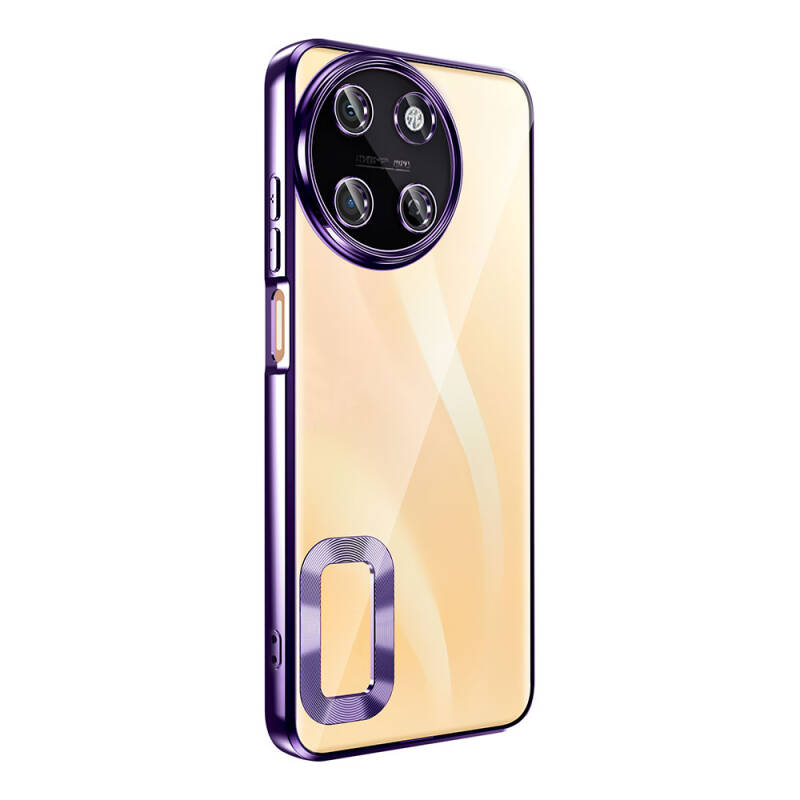 Realme 11 4G Case Camera Protection Zore Omega Cover Showing Logo - 8