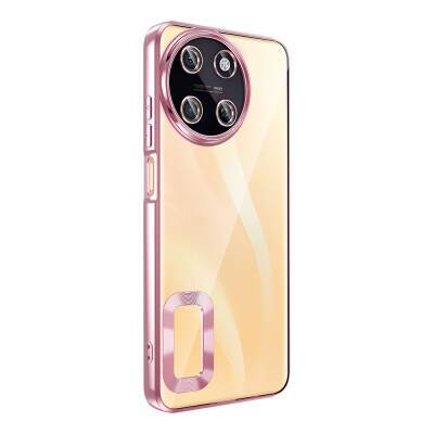 Realme 11 4G Case Camera Protection Zore Omega Cover Showing Logo - 21