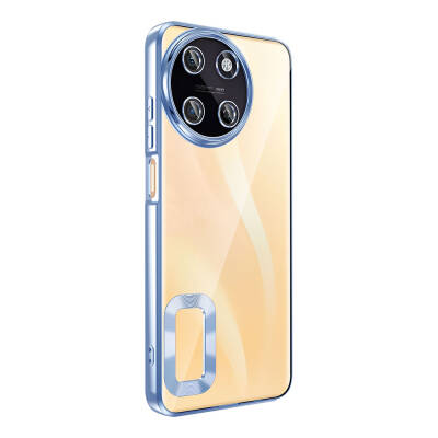 Realme 11 4G Case Camera Protection Zore Omega Cover Showing Logo - 23