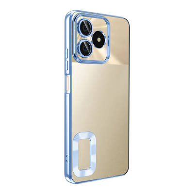 Realme C53 Case Camera Protection Showing Logo Zore Omega Cover - 8