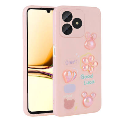 Realme C53 Case Relief Figured Shiny Zore Toys Silicone Cover - 1