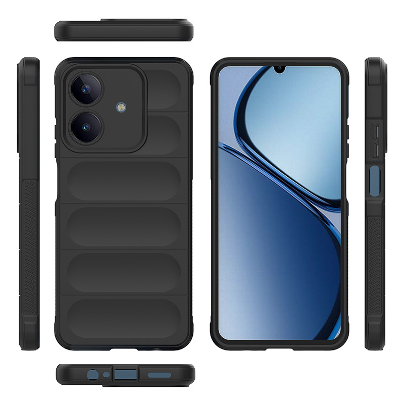 Realme C63 Kılıf Esnek TPU Oyuklu Arka Yüzey Tasarımlı Zore Etnik Silikon Kapak - 5