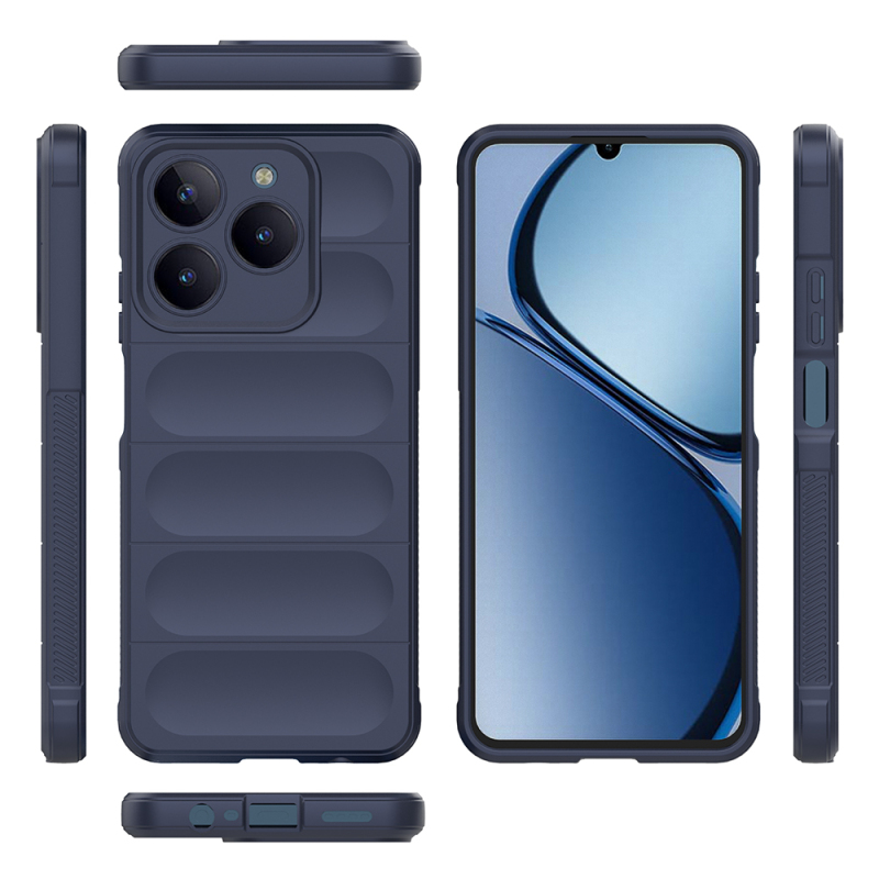 Realme C63 Kılıf Esnek TPU Oyuklu Arka Yüzey Tasarımlı Zore Etnik Silikon Kapak - 8