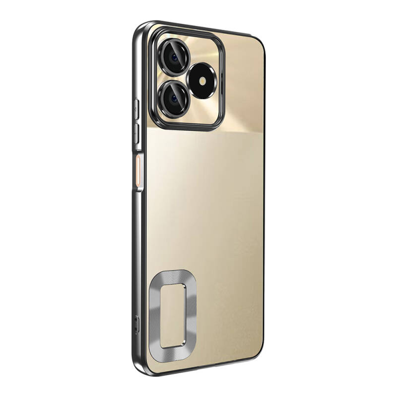 Realme Note 50 Case Camera Protection Showing Logo Zore Omega Cover - 13