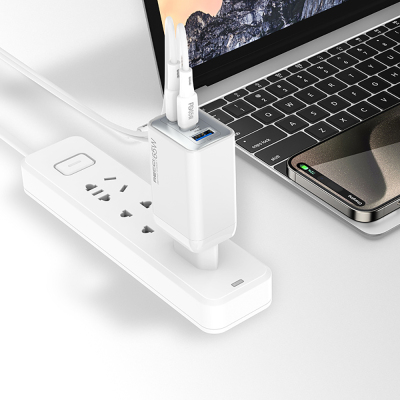 Recci RC123E Type-C PD GaN Technology Mini Fast Charger Set 65W 1M - 7