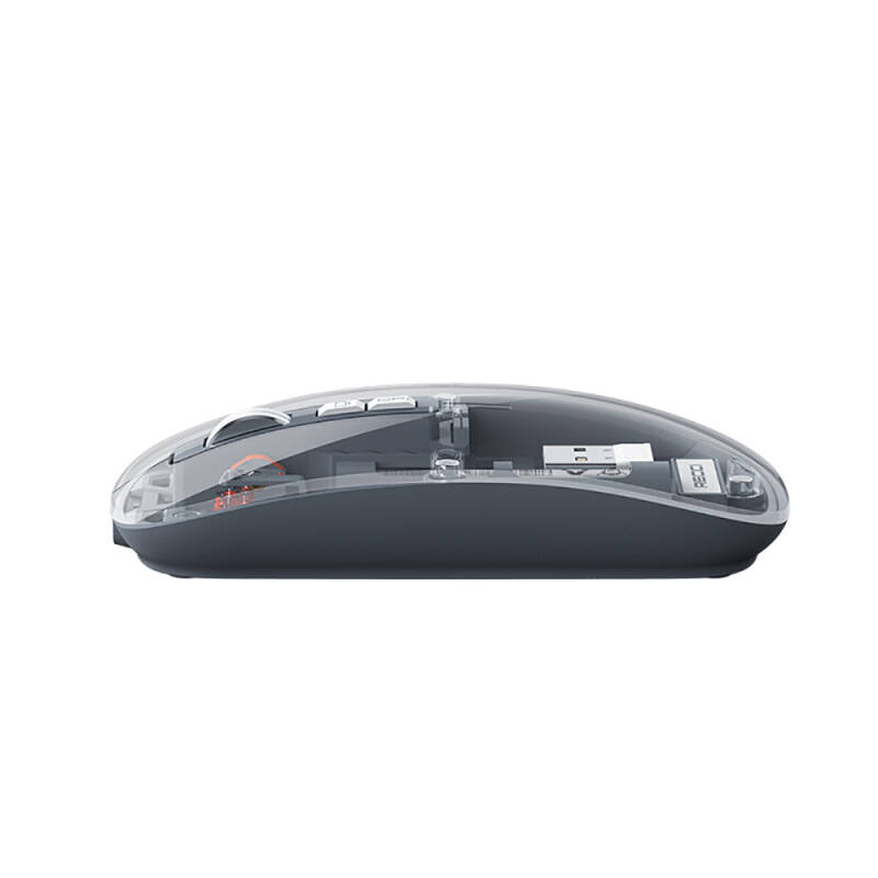 Recci RCS-M01 Space Capsule Series Multimode Wireless Transparent Design Mouse - 9