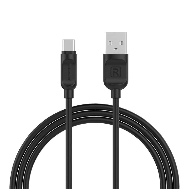 Recci RCT-P100 City of Sky Series Type-C to USB-A Data and Charging Cable 1m - 1