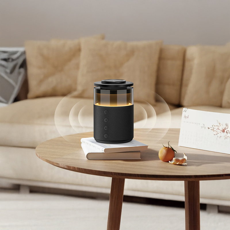 Recci RCW-51 Wireless Charging Stand with Ambient Light Bluetooth Speaker - 6