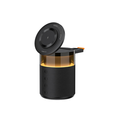 Recci RCW-51 Wireless Charging Stand with Ambient Light Bluetooth Speaker - 3