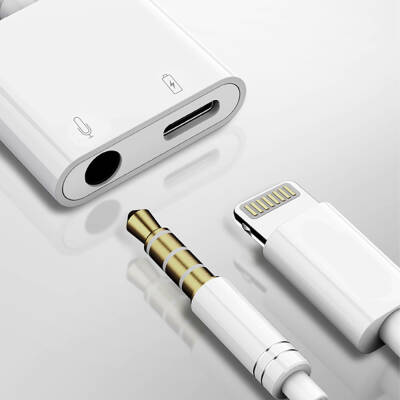 Recci RDS-A10 Lightning PD3.0 2in1 Charging and Audio Adapter - 9