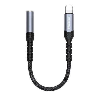 Recci RDS-A23 3.5mm to Lightning Audio Cable - 8