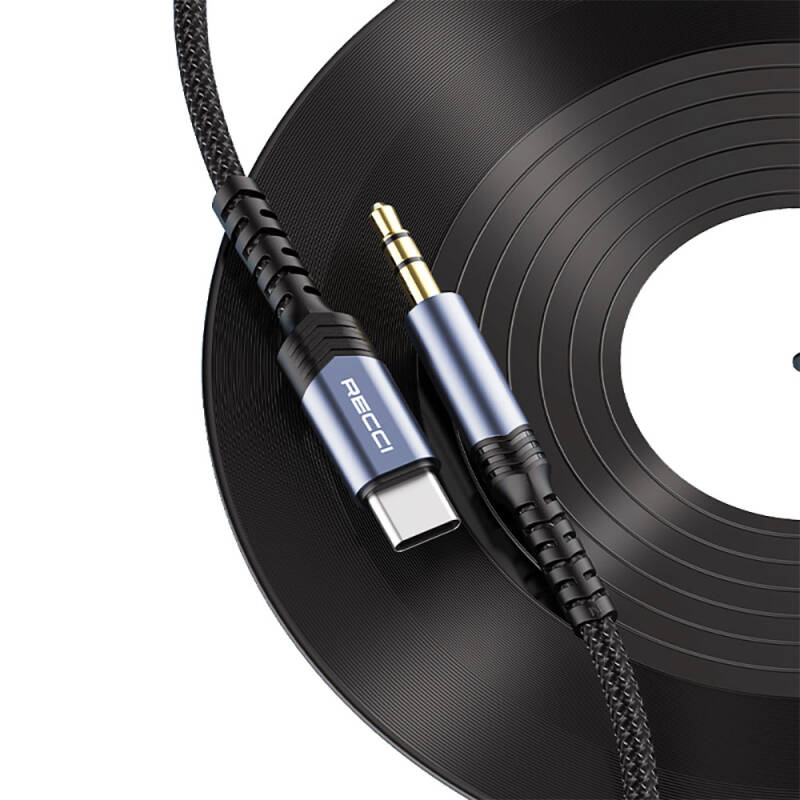 Recci RDS-A27 Type-C to 3.5mm AUX Audio Cable - 6