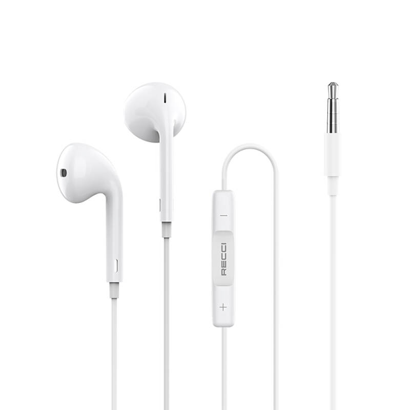 Recci REP-L07 Hi-Fi Sound Quality 3.5mm Earbud Headphones - 1