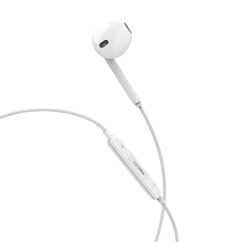 Recci REP-L07 Hi-Fi Sound Quality 3.5mm Earbud Headphones - 3