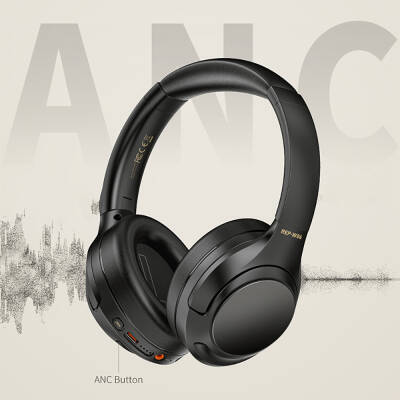 Recci REP-W86 ANC Featured Hi-Fi Sound Quality Over-Ear Bluetooth v.5.3 Headphones - 5