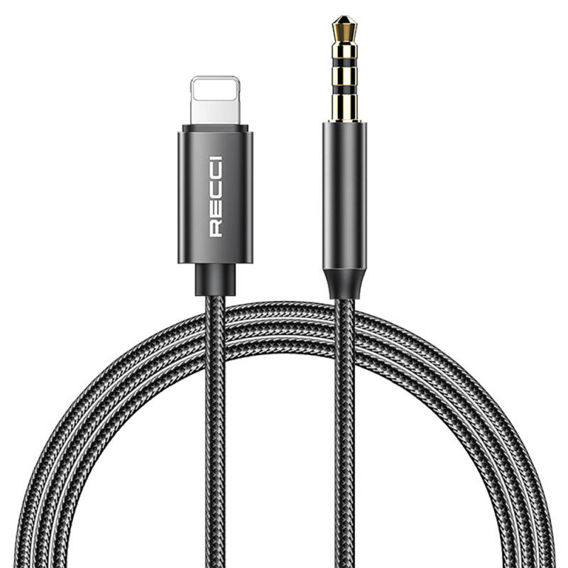 Recci RH02 Lightning to 3.5mm AUX Audio Cable - 1