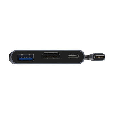 Recci RH05 Type-C to Type-C PD100W + HDMI 4K@30Hz + USB3.0 Bağlantı Özellikli 3in1 Hub - 2