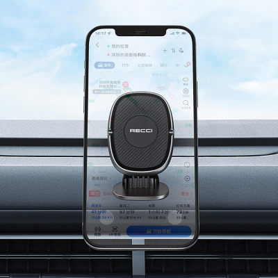 Recci RHO-C18 Güçlü Magnetik 360 Derece Dönebilen Düz Zemin Araç Telefon Tutucu - 6